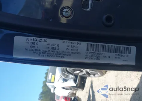 2019 Dodge Challenger R/T from USA, damaged, VIN 2C3CDZBT0KH606219